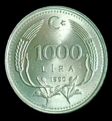 1990 1000 Lira Çil