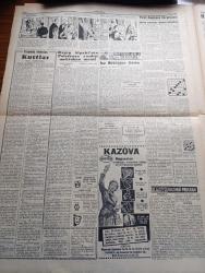 Cumhuriyet Gazetesi - 5 Kasım 1960 - Hasan Polatkan'ın Yolsuzluk Davasına Dün Sabah Başlandı - Hasan Polatkan Ve Vinileks Şirketi Ortakları Bütün İddiaları Reddettiler - Vinileks Yolsuzluğu Sanıkları Yassıada'daki Dünkü Duruşma Sırasında Sanık Mahallinde Fotoğraf - Yassıada İntibaları Yazan Yaşar Kemal - Yassıada'yı İdare Edenler Yassıada Kumandanı Yarbay Tarık Güryay - Türkiye Nike Füze Taburu Amerika'da Başarılı Atışlar Yaptı Ve Döndü - Rusya'da Hükümet Darbesi Söylentileri -  - Amerikan Seçimlerini Kim Kazanacak - Fransız Müslüman Mebusların Teklifi De Gaulle Derhal Cezayir İle Müzakerelere Girişmelidir - At Yarışlarını Belediyeler Tertip Edecek - Milli Birlik Üyesi Kurmay Albay Alparslan Türkeş Bir Konferans Verdi  - Ankara Hastanesi Milli Savunmaya Devredildi - Şehir Tiyatrosu Kral Lear Oyunu - Yelkende Büyük Temaslar Yunan Veliahtı Constantin Geliyor - Her Şeye Rağmen Dev Basketbol Maçı Fenerbahçe Galatasaray - Şeref Görkey Beşiktaş'a Menajer Oldu - Williams Traş Kremi -Auer Soba