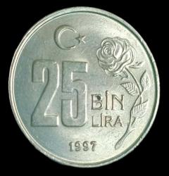 1997 25 Bin Lira Çil