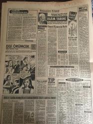 YENİ SABAH GAZETESİ 31 OCAK 1963 YIL :25 SAYI :8582--Ege de iki barajda sular tehlikeli şekilde yükseldi ---Diyanet İşleri Kadrosu  2078 den 4345 e Çıkarılıyor ---Melen ,Senato da Milli Gelirin Arttığını Söyledi ---Prof .Görgün ve da mesajı  yayınladı --Brezilya da polis topladığı  dilencileri bir nehre atmış --İzmir in iki mahallesine kurtlar indi ---İngiltere nin Ortak Pazar a Alınmaması Batı da Büyük Tepki Yarattı ---Maşallah ,Senatör Bey: Siyavuşgil ---Urfa da maskeli soyguncular dinamitle kasa açmak istedi --Sahte Afyon satan şebeke  yakalandı ---Amerikalı gençler arasında  ahlak buhranı had safhada ----12 Kamyon soyan şaki yakalandı ---Ayrı Belediyeler Meselesi Kıbrıs Parlamentosunda ---Can, İtalya maçı için Milli Takıma alınıyor ---Sevin K.Gümrük için her şeyi yaptım  dedi --Kılıç  Futbolcuların morali düzeldi dedi ---Galatasaray -Rapid bu gece karşılaşıyor ---Adana ya 25 binlik modern stad yapılıyor --Matthews  mucizesi --450 dolar satarken soyuldu ---Kıymetli saksafon çalını -
