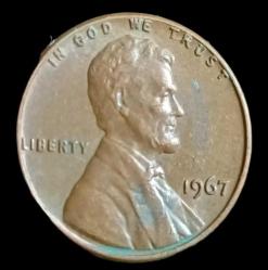 Amerika 1967 Lincoln Cent