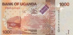 Uganda  - 1000 Shilling - 2021 - ÇİL