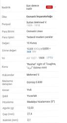 Mehmed Reşad 10 Kuruş 1327/2 Edirne Gümüş **RRR** 3 nadir