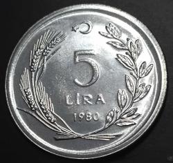 @@ 5 Lira Fao Balıkçılık  1980 @@