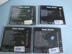 SIDNEY BECHET 4 x  CD - 2001 ALMANYA BASIM ( JAZZ ) 4 Adet ALBÜM - AMBALAJINDA