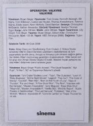 Operasyon: Valkyrıe * Valkyrıe * Tom Cruise & Tom Wilkinson ~ [ SİNEMA KARTI ]