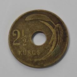 1949 Delikli 2½ Kuruş