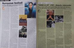 SABAH DERGİ GRUBU-SİNEMA DERGİSİ-POPÜLER SİNEMA DERGİSİ-4.500.000TL-2004-OCAK-MATRIX ÜÇLEMESİ ÜZERINE-VIZONTELE TUUBA-YILMAZ ERDOĞAN-TUĞBA ÜNSAL-OSCAR'A GÖZ KIRPAN FILMLER-KAYIP BALIK NEMO-AŞK HER YERDE-ZAMAN ÖTESİ-HABABAM SINIFI-OKUL-GÜNDEM-KAÇAN BALIK KÜÇÜK OLUR-HABABAM 2004-PARAMPARÇA AŞKLAR VE INGILIZLER-OKULDAKI HAYALET-GENÇ KIZLAR ARASINDA-ONÜÇ-14.YÜZYILDA İNECEK VAR-DOĞU'NUN BATI'SI-GODD BYE LENIN-MIKE FIGGIS-DOSYALAR-NEDIR BU DRAMATIK YAPI DEDIKLERI-DUYGU SAĞIROĞLU-AYNI SORULAR FARKLI ÜSLUPLAR-INGMAR BERGMAN-WODDY ALLEN-TUNA ERDEM-BOX OFFICE-ELEŞTİRİLER-ÖLÜM İLE YAŞAM ARASINDA-KRALIN DLÖNÜŞÜ-DOGVILLE-ÖZEL SEANS-PROFILLER-QUENN LATIFAH-GERARD BUTLER-DAVID THEWLIS-FRANCES O'CONNOR-KÜLT FILMLER-GREMLINLER-EV EĞLENCESİ-SINEMA ÇIKIŞI-SERRA YILMAZ-HAKKINDA FIRTINALAR KOPARILAN ARARAT-CEHENNEMDEN GELEN-KEANU REEVES-ANGELINA JOLIE-TUNÇ BAŞARAN-FUTBOL VE SİNEMA ÜZERINE DÜŞÜNMEK-KOMŞUNUN FESTIVALI-FANDO & LIS-ALEJANDRO JODOROWSKY-GENÇ YÖNETMENLERDEN İYİMSER FILMLER-TARIK AKAN-