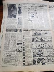 Tercüman Gazetesi - 18 Haziran 1960 - İstanbul'da Üniversite Öğrencisi 12 Genç Kayıp - Maliye Vekili Ekrem Alican Beklenen Mühim Konuşmasını Dün Radyoda Yaptı - Sabıklar 102 Ton Altını Rehine Koymuşlar - Ankara Muhteşem Bir Miting Yapılacak - Toptaşı Cezaevindeki Mahkumlar Af Çıkarılsın Diye Teşebbüse Geçmişlerdir - Musevi Cemaati Başkanı Boynunda Taşıdığı Som Altından Dini Sembolü Valiyi Ziyaret Ederek Hazineye Hibe Etti - Hasan Polatkan'ın Ailesi En Az Yüzyıllık Servet Yapmış - İntihar Eden Sabık Dahiliye Vekili Namık Gedik'in Cesedi Gömüldü - Polisin Kılığına Giren Bir Demokrat Partili Daha Yakalandı - Yeni Demokrasinin Eşiğinde 15 Yazan Haldun Taner köşe Yazısı - Keloğlan Çizen Carl Anderson - Salep İzzet Çizen Eflatun Nuri - Karpatlar Bakiresi Yazan Çizen Şahap Ayhan - Bütün Dünya Gazeteleri Fatin Rüştü Zorlu İle Apaçık Alay Ediyorlardı - Dünya Nüfusu 1000 Kişi Olsaydı - Portofino Aşıkları Yazan Louis Walter Yazı Dizisi - Yeni Beden Terbiyesi Umum Müdürü Hüsamettin Gürel