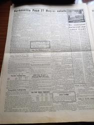 Ulus Gazetesi - 3 Haziran 1960 - 27 Mayıs Dersi Yazan Yakup Kadri Karaosmanoğlu Köşe Yazısı - 75 Milyon Liralık Suistimal İçyüzü - Hürriyet Şehitleri İçin Anıt Rektör Sıddık Sami Onar Bu Konuda Dün Bir Demeç Verdi - İçişleri Bakanı Tümgeneral Muharrem İhsan Kızıloğlu Bulunan Cesetler Bildirilecektir - Kabine Bugün Anıtkabir'i Ziyaret Edecek - Emniyet Altına Alınan Sabıklar - Burhanettin Uluç Paşa 27 Mayısı Anlattı - Yeni Devrin Kültür Ocakları Yazan Bülent Ecevit - Samet Ağaoğlu Nasıl Yakalandı - Billur Köşk Yazan Elizabeth Caddell Yazı Dizisi - Polonya'da Yeniden Ayaklanmalar Oldu - Dış Politika Yazan Ahmet Şükrü Esmer - Kıbrıs Meselesi Avam Kamarasında - Orduya Şükran Orgeneral Cemal Gürsel'e Telgraflar Devam Ediyor - Dünya Basını Milli İnkılabımızı Övüyor - Eyüp Demirspor'u İlk Devrede Yendi - PTT Hacettepe'yi De 3 0 Mağlup Etti - Davis Kupasını Asya Grubu Finali - Havagücü Kıbrıs'a Gidiyor - Muştalı Bayrak Koşusu - Altınordu 2 Adalet 1