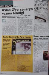 SABAH DERGİ GRUBU-SİNEMA DERGİSİ-POPÜLER SİNEMA DERGİSİ-5.000.000TL-2004-SAYI:5-MAYIS-BİLİMKURGUNUN YENİ TRENDİ:SİBERPUNK-TAKVIM KIZLARI-UÇAN SÜPÜRGE'NIN FILMLERI-EFSANE HİÇ BU KADAR GÖRKEMLİ OLMADI-TROY-KAHRAMANLAR BİRARADA-VAN HELSING-JANE CAMPION VE IN THE CUT-AYIN YENI DVD'LERI-THE DAY AFTER TOMORROW-HOLLYWOOD YAZININ İLK FİLMLERI TÜRKIYE'DE-DESTANLARIN ANASI TRUVA-HAYATIM ÇİZGİ ROMAN-AMERICAN SPLENDOR-DÜNYA DONUP KALINCA-YARINDAN SONRA-HAL VE GİDİŞ FENA-ŞEYTANA KARŞI-KAHRAMANLARDAN EKIP ÇALIŞMASI-VAN HELSING-SÜPÜRGE YERE İNMİYOR-BAK ŞU SOYGUNA-ANTI KORFORMIST KADINLARA KARŞI-FRANNIE HANIMIN GÜNDÜZ DÜŞLERİ-TUTKU ESIRLERI-BOX OFFICE-ELEŞTİRİLER-KELEBEK ETKISI-INSAN LEKESI-THE DREAMERS-ÖLÜLERİN ŞAFAĞI-ÖZEL SEANS-PROFILLER-JAKE GYLLENHAAL-RICHARD ROXBURG-MARK RUFFALO-JULIA STILES-IŞIK VE GÖLGE-ATILLA DORSAY-KÜLT FİLMLER-ZARDOZ-EV EĞLENCESİ-SİNEMA ÇIKIŞI-CEM ÖZER-SİNEMATOGRAFİK CAZ-BİLGE OLGAÇ-BAY SMITH JERSEY'DEN GİTMİYOR-A'DAN Z'YE SENARYO YAZMA TEKNİĞİ-GEZİCİ FESTİVAL'DE PARİS HAVAS