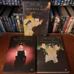 SAVAŞ VE BARIŞ - TIFFANIDE KAHVALTI - AGUSTOSTA PARİS - AUDREY HEPBURN - 3 ADET DVD - ORJINAL BANDROLLU