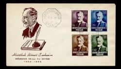 1952 ABDULHAK HAMİD TARHAN'IN 100. DOĞUM YILDÖNÜMÜ ÇOK NADİR  İLK GÜN ZARFI / FDC.