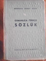 OSMANLICA-TÜRKÇE SÖZLÜK
