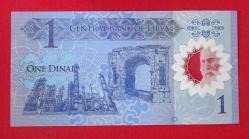 LİBYA=2019  1 Dinar   P-89   ÇİL'  POLYMER