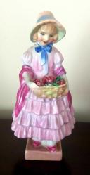 İngiliz Royal Daulton Çiçekçi Kız 