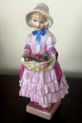 İngiliz Royal Daulton Çiçekçi Kız 