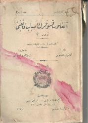 Anglo Saksonların Esbab-ı  Faikiyyeti Nedir -Anglo-Saksonlar Hakkında Tedkikat-i İctimaiyye- (Osmanlıca)