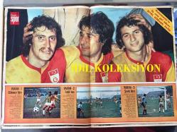 HAYAT SPOR DERGİSİ - 17 ARALIK 1975 - SAYI: 51 - CİLT: 4 - NEVŞEHİRSPOR SPOR 1975 TAKIM KADROSU POSTERİ - PETROLOFİS SPOR 1975 TAKIM KADROSU POSTERİ - CEYHANSPOR 1975 TAKIM KADROSU POSTERİ - GALATASARAY FENERBAHÇE MAÇI - ODHAN BAYKARA - DİDİ - AZİZ ERGÜN - CEM ATABEYOĞLU - ÖMER KARADAĞ - CEMİL CİĞERİM - OKAN YÜKSEL - AYHAN KIYAK - GÖNÜL ALIŞIR - VOLKAN YİĞİT - FATİH TERİM - ALİ HOŞFİKİRER - YÜCEL YÖNAL - AKAY EREN - KAYAHAN TÜRKÇÜ - KEMAL ÖZUĞUR - İSMAİL KURT - ARKA KAPAK, KAYSERİSPOR POSTERİ - POSTERLİ 32 SAYFA TAM TAKIM SPOR DERGİSİ