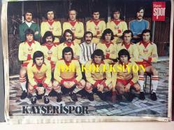 HAYAT SPOR DERGİSİ - 17 ARALIK 1975 - SAYI: 51 - CİLT: 4 - NEVŞEHİRSPOR SPOR 1975 TAKIM KADROSU POSTERİ - PETROLOFİS SPOR 1975 TAKIM KADROSU POSTERİ - CEYHANSPOR 1975 TAKIM KADROSU POSTERİ - GALATASARAY FENERBAHÇE MAÇI - ODHAN BAYKARA - DİDİ - AZİZ ERGÜN - CEM ATABEYOĞLU - ÖMER KARADAĞ - CEMİL CİĞERİM - OKAN YÜKSEL - AYHAN KIYAK - GÖNÜL ALIŞIR - VOLKAN YİĞİT - FATİH TERİM - ALİ HOŞFİKİRER - YÜCEL YÖNAL - AKAY EREN - KAYAHAN TÜRKÇÜ - KEMAL ÖZUĞUR - İSMAİL KURT - ARKA KAPAK, KAYSERİSPOR POSTERİ - POSTERLİ 32 SAYFA TAM TAKIM SPOR DERGİSİ