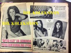 Pazar Aktüalite Sinema Tiyatro Mizah Mecmuası Dergisi Gazetesi - 13 Nisan 1973 - Sayı:864 - Türkan Şoray - Yolanda Segur - Osman Gülbay - Erdinç Sakızoğlu - Talat doğan - Hakkı Türker - Metin Uzel - Yalçın Granit - Sibel Göksel - Uğur Terzioğlu - Claudia Cardinale - Yaşar Çallı - Klaus Kinski - Nevin Pere - Cahide Sonku - Mualla Karamanoğlu - Bilge Kray - Necla Tekinel - Erdem Gökmen - Fehime Gökmen - Ayhan Işık - Belgin Doruk - Özdemir Birsel - Nüzhet Birsel - Fikret Hakan - Neşe Can Paşmak - Semiramis Pekkan  -Nazan Şoray - Oya Peri - Fatma Girik - Kartal Tibet - Yıldırım Gencer - Ekrem Bora - Kuzey Vargın - Seyhan Gümüş - Ceyda Karahan fotoğraf ve haberi - Dergi Tam Değildir Sadece 10 Sayfası Mevcuttur