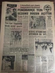 YENİ SABAH GAZETESİ 28 TEMMUZ 1963 YIL :26 SAYI :8754-Tito-Yugoslavya’da deprem-Üsküp de ölü sayısı 10.000 i buluyor --Hastalar kendilerini pencereden attılar --Erzurum Tıp Fakültesi 1965 de Talebe Alacak ---Üsküp ilinin yüzde 85 i harap oldu --Bedava  yaz tatilini kazanan talihliler neler  anlattılar ---Konya  acele biçer döver  talep etti ---Ward  ,Keeler ve Mandy 'yi dün yalancılıkla itham etti --Hürriyet aşığı  Hasbi bey :Siyavuşgil --Nasır ,Irak Baas Partisini İtham Etti --Oğlunu ve gelinini av tüfeğiyle vurdu ---Fenerbahçe yeni sezonu bugün açıyor ---Yeni Kart Yönetmeliği Büyük İhtilaf Yarattı ---Beşiktaş ,Mevsimin ikinci antrenmanını dün  yaptı --Aband deyince akla göl gelir ,Alabalık gelir --Göremenin harikası :Peri Bacakları ve  Karanlık Kiliseler ---Manzarasına doyum olmayan bir yayla :Soğuk oluk---Spor anketimizde birinci olan mahalli takım ve oyuncular ---28 Yaşında 3 altın madalya sahibi --
