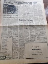 Dünya Gazetesi - 3 Haziran 1960 - Satılık Vicdanlar Sergisi Yazan Falih Rıfkı Atay Köşe Yazısı - Açıklanan Suistimaller - Ziraat Bankası Yolsuzluğunun İçyüzü - Eski Maliye Bakanı Hasan Polatkan'ın Bir Sigortası Şirketinden Zimmetine 4 Milyon Liradan Fazla Para Geçirdiği Dün İstanbul'da Resmen Bildirildi - Rektör Sıddık Sami Onar İstanbul'da Öldürülen Öğrenci Sayısı Az Değil dedi - Dün De Yüzlerce Silah Ele Geçti - Adnan Menderes Yurtdışına Kaçmak İstiyordu - Dolar Karaborsada 11 Liraya Kadar Düştü - Hürriyet Şehidi Teğmen Ali İhsan Kalmaz İçin Isparta Ve Eğridir'de Anıldı - Beş Kadından Gelen Mektup Yazan John Klempner Yazı Dizisi - Tahkikat Komisyonunda Sorgum Yazan Bedii Faik Yazı Dizisi - 27  Mayıs 1960 Şiiri Yazan Necati Cumalı - Sandra Çizgi Roman - Lindi Çizgi Roman - Dr. Çat Çizen Bozz - Bu Milleti Karınca Gibi Ezecekleri Ordu Ezdi - Milli Takım Dün Çalıştı - PTT Yine Galip Geldi - İzmir Gençliğinin Hürriyet Mücadelesi - İstiklal Marşı Dahi Copları Durduramadı - Kurban Bayramı