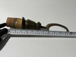 Antika Alem - Ahşap Kaideli Ay Yıldız - Alem Türk Bayrağı Biblo