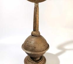 Eskilerden Alem - Metal Ay Yıldız - Alem Türk Bayrağı Biblo - Büyük Boy