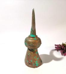 Antika Alem - Metal Ay Yıldız - Alem Türk Bayrağı Biblo - Büyük Boy