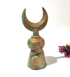 Antika Alem - Metal Ay Yıldız - Alem Türk Bayrağı Biblo - Büyük Boy