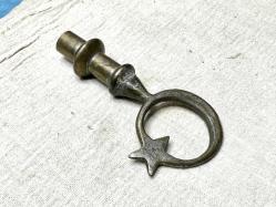 Antika Alem - Bayrak Ucu Biblo - Ay Yıldız - Alem Türk Bayrağı Biblo