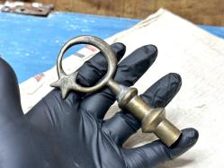 Antika Alem - Bayrak Ucu Biblo - Ay Yıldız - Alem Türk Bayrağı Biblo