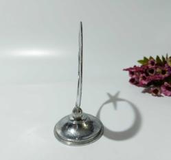 Eskilerden Türk Bayrağı Biblo - Gümüş Renkli Ay Yıldız Yıldız Dekor