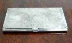 Vintage Kalem İşi Desenli Karvizitlik