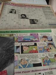 SABAH MELODİ GAZETESİ VE SABAH TELERAMA GAZETESİ KADINLARA ÖZEL - 5 Mayıs 1996 -Karikatürler-Walt Disney/Boncuk-Mort Walker-Dick Browne/Bizim Aile-Tom Armstrong/Marvin-Graham Allen-John Dodd/Kral Kedi-Süleyman Turan/Dön Artık-Astroloji-Bülent Kısa-Klinik-Meltem Pusat-Telerama Programı-Sabah Filmleri-Öğlen Filmleri-Akşam Filmleri-Erdoğan Sevgin-Seda güler-leyla tekül saç çizgi Özlem akalan-vehbi koç-royal-ev erkeği-mantık oyunu-mayın tarlası-gemi batırmaca-çengel bulmaca seçildi Tansu çiller-ana yol-sempatik vampir-iğneada-orhan boran-ali öztürk-mine koşan-devriye-bilgi egemen-ebru keser-tayfun talipoğlu-banteli-nilüfer-gülriz sururi-yalan rüzgarı-trabzon-şebnem paker-malta-koca ayak-bitirimler sınıfı-badem şekeri-daima genç-gülüm benim-ibrahim tatlıses-derya tuna-osman sedan-fikret hakan-türkan şoray-oyun evi-katil ruh-emir zinciri-şaşkın hırsız-sinema-şeker cadı-haydi gençler-haberler-arka pencere-spora bakış-türk sineması-aytaç arman-nükhet egeli-kızlar sınıfı-ayşen gruda-münir özkul