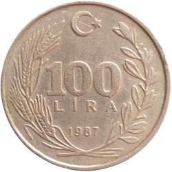 100 LİRA, 1987 ÇÇT
