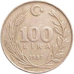 100 LİRA, 1987 ÇÇT