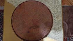 DEKORATİF İŞLEMELİ OTANTİK BAKIR TEPSİ