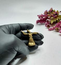 Antika Semazen Biblo - Mevlana Konya Blbo - Eski Pirinç Mini Derviş Semazen Biblo