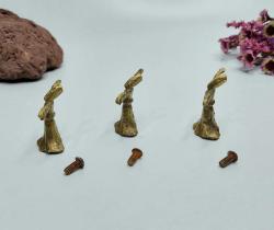 Antika Semazen Biblo - Mevlana Konya Blbo - Eski Pirinç Mini Derviş Semazen Biblo  1 Adet