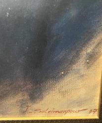 İranlı ünlü ressam Javad Soleimanpour 'dan Kağıt Üzeri Pastel Realizm Atatürk Portresi