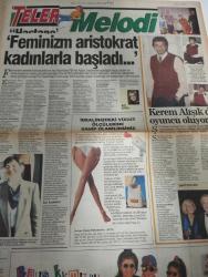 SABAH MELODİ GAZETESİ VE SABAH TELERAMA GAZETESİ KADINLARA ÖZEL - 22 Nisan 1996 -Karikatürler-Walt Disney/Boncuk-Mort Walker-Dick Browne/Bizim Aile-Tom Armstrong/Marvin-Graham Allen-John Dodd/Kral Kedi-Süleyman Turan/Dön Artık-Astroloji-Bülent Kısa-Klinik-Meltem Pusat-Telerama Programı-Sabah Filmleri-Öğlen Filmleri-Akşam Filmleri-Erdoğan Sevgin-feminizm-emel aslan-elif ergu-psikoloji-odtü-çocuk sineması-kerem alışık-kozmetik-şerif ercan-ebru gündeş-danielle steel-ispanyol-naturel-hastene-demirel-çılgın moskova-burak kut -şehnaz tango-süleyman demirel-suzan hemşire-fatma girik-mutlu günler-selma arısan-Müge akyamaç-funda şirinkal-ismet ay-pekcan koşar-göksel kortay-sinan benginel-bedel-kadir inanır-ekrem bora-melih gülgen-tarık akan-hale soygazi-sibel turnagöl-ismet özhan-yılmaz Ata deniz-kibariye-tugay tokgöz-tanju korel-semra alpay-deli Deli küpeli-Kemal sunal-melike zobu-haberler-türk sineması-aşıklar kervanı-çizgi film-cesur ve güzel-spora bakış-23 nisan-sihirli kurdela-haydi gülüms
