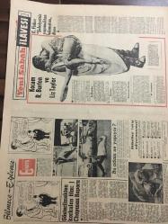 YENİ SABAH GAZETESİ 13 MAYIS 1962  YIL :25 SAYI :8322--Bikini modelleri-CHP ,AP nin cevabını beğenmedi --Gürsel ,Sunay sonra İnönü ile görüştü ---Planlama teşkilatı ürken sermayeyi tahmin edemiyor ---Kalp Cerrahisi Merkezi Açıldı --Özel teşebbüsü yanlış hareketler  kasaların açılması 22 Şubat ürküttü ---Her gün en az 20 hırsızlık oluyor --Muhalefet Sofia nın düğününü boykot etti --Küçük icadlar : Siyavuşgil ---Radyo Programları ---Kocam R.Burton ve Liz Taylor --Rock ve Twist Rusya da yasak ---Dış olaylar : İspanya da gösteri yapan öğrenciler tevkif edildi ---Bengal de 13 Müslüman Öldürülmüş ---Hediye alan Bakan Yardımcısı istifa etti ---Beşiktaş ,Iz.Spor dan Güç Kurtuldu --0-0---İsrail takımı bugün geliyor --Vefa dün iddialı  Altay ı 1-0 yendi ---G.Birliği ,baraj yolcusu D.Spora  şans tanımadı --Y.Direk tek puanı bile güç aldı ---Karşıyaka :3 Karagümrük :2 ---İ.Spor :0-A.Gücü :0--Cavit Oral : Af meselesinde mütabakata varıldı dedi ---