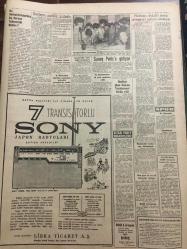 YENİ SABAH GAZETESİ 13 MAYIS 1962  YIL :25 SAYI :8322--Bikini modelleri-CHP ,AP nin cevabını beğenmedi --Gürsel ,Sunay sonra İnönü ile görüştü ---Planlama teşkilatı ürken sermayeyi tahmin edemiyor ---Kalp Cerrahisi Merkezi Açıldı --Özel teşebbüsü yanlış hareketler  kasaların açılması 22 Şubat ürküttü ---Her gün en az 20 hırsızlık oluyor --Muhalefet Sofia nın düğününü boykot etti --Küçük icadlar : Siyavuşgil ---Radyo Programları ---Kocam R.Burton ve Liz Taylor --Rock ve Twist Rusya da yasak ---Dış olaylar : İspanya da gösteri yapan öğrenciler tevkif edildi ---Bengal de 13 Müslüman Öldürülmüş ---Hediye alan Bakan Yardımcısı istifa etti ---Beşiktaş ,Iz.Spor dan Güç Kurtuldu --0-0---İsrail takımı bugün geliyor --Vefa dün iddialı  Altay ı 1-0 yendi ---G.Birliği ,baraj yolcusu D.Spora  şans tanımadı --Y.Direk tek puanı bile güç aldı ---Karşıyaka :3 Karagümrük :2 ---İ.Spor :0-A.Gücü :0--Cavit Oral : Af meselesinde mütabakata varıldı dedi ---