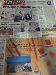 SABAH MELODİ GAZETESİ VE SABAH TELERAMA GAZETESİ KADINLARA ÖZEL - 19 Nisan 1996 -Karikatürler-Walt Disney/Boncuk-Mort Walker-Dick Browne/Bizim Aile-Tom Armstrong/Marvin-Graham Allen-John Dodd/Kral Kedi-Süleyman Turan/Dön Artık-Astroloji-Bülent Kısa-Klinik-Meltem Pusat-Telerama Programı-Sabah Filmleri-Öğlen Filmleri-Akşam Filmleri-Erdoğan Sevgin-Sevda göktürk-banvit-nihal mete-seda güler-ercan-solo-bayram yemekleri-kurban bayramı-şerif ercan-yataş-hüsün uçar-süper baba-kenan erçetingöz-magazin forever-taş bebek-gönül yazar-mine koşan-nükhet duru-sibel can-fatih erkoç-ali öztürk-huysuz virgin-bedri ayseli-ibrahim Tatlıses-karılar koğuşu-kadir inanır-Hülya Koçyiğit-Erol taş-perihan savaş-izzet altınmeşe-betül aşçıoğlu-hale soygazi-ilyas salman-türk sineması-türkan şoray-şeker cadı-tl karakter-sabah şekerleri-örümcek adam-çarkıfelek-teksoy görevde-süper yıldız-hava durumu-özlem yıldız-ebru destan