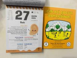 27 Mayıs 2025 hediyelik orijinal Fazilet Çocuk takvim yaprağı (Cin Ali kitabı hediyeli:)