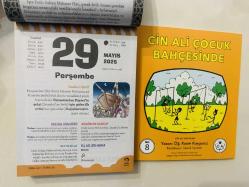 29 Mayıs 2025 hediyelik orijinal Fazilet Çocuk takvim yaprağı (Cin Ali kitabı hediyeli:)