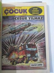 TÜRKİYE GAZETESİ ÇOCUK DERGİSİ Sayı:29, 15 Ocak 1983 ( ''CESUR YILMAZ '' 16 sayfa Çizgi roman ilavesi / KURTOĞLU / UZAYDA BİR TÜRK / YUKARI MAHALLE )