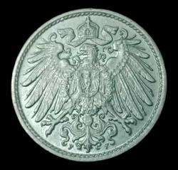 Almanya 1914 F 10 Pfennig